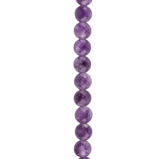 Pink Faceted Amethyst Round Coin Beads, 6mm by Bead Landing&trade; {1}