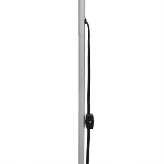 Simple Designs 70" Torchiere Floor Lamp Silver {9}