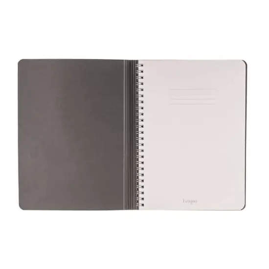 Fabriano&reg; Ecoqua Plus Dotted A5 Hidden Spiral-Bound Notebook Gray {7}