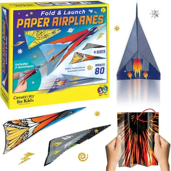 Creativity for Kids&reg; Fold & Launch Paper Airplanes {1}