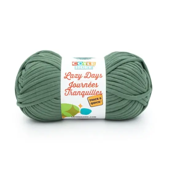 Lion Brand&reg; Cover Story&trade; Lazy Days Thick & Quick&reg; Yarn Evergreen {1}