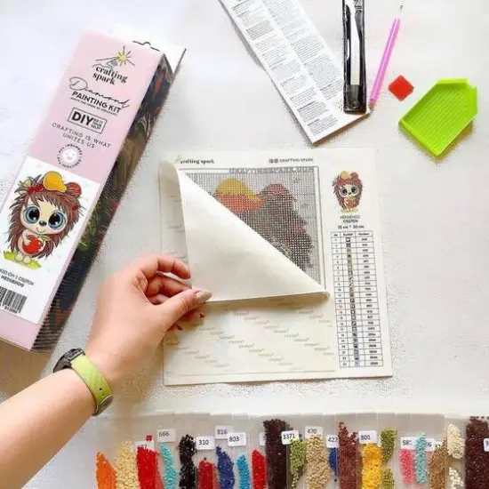 Crafting Spark Sea Collage Diamond Painting Kit {3}