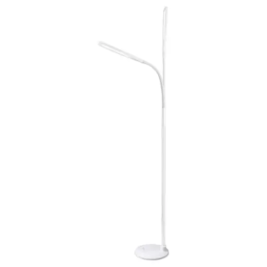 OttLite Natural Daylight LED Flex Floor Lamp White {5}
