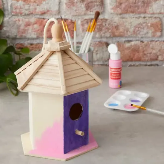 9.5" Wood Gazebo Birdhouse by Make Market&reg; {3}