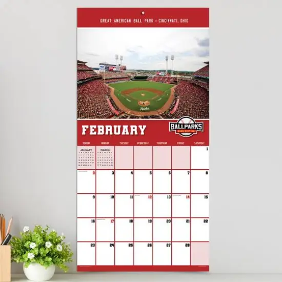 TF Publishing 2025 Ballparks Wall Calendar {5}