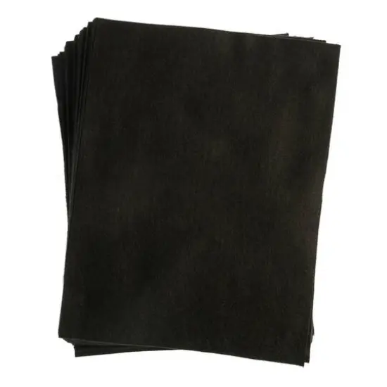 John Bead9" x 12" Acrylic Craft Felt Sheets, 25ct. Black {1}