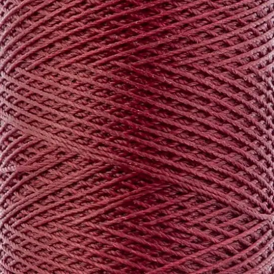 Gudebrod 0.015" 3 Ply Waxed Thread, 500ft. Wine {4}