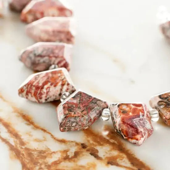 Leopard Jasper Arrow Beads, 18mm by Bead Landing&trade; {3}