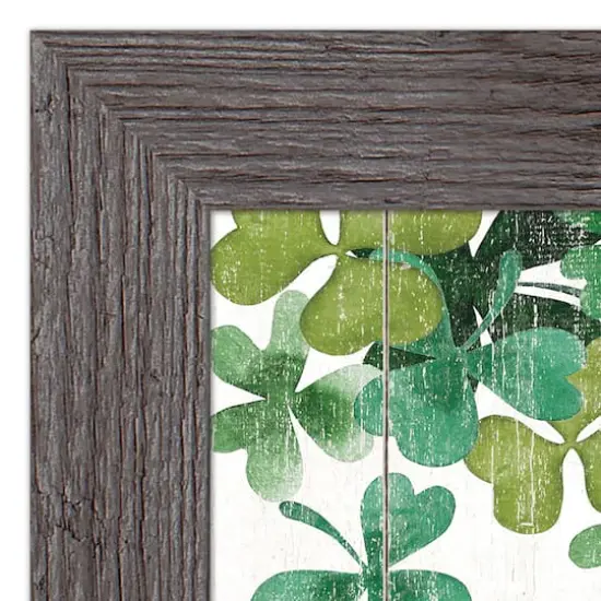 Irish Kisses Shamrock Wishes Framed Print 2 16" x 20" Western Gray Framed Print {4}
