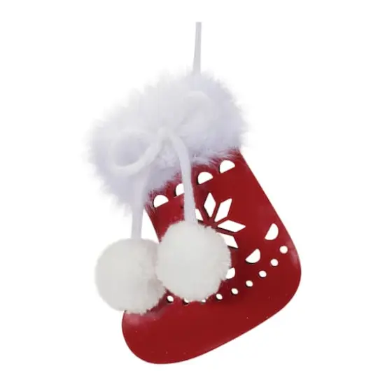 12ct. 4" Snowflake Mitten and Stocking Ornament Set {4}