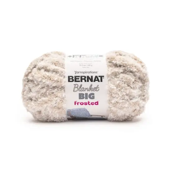 Bernat&reg; Blanket Big Frosted&trade; Yarn Ivory {1}