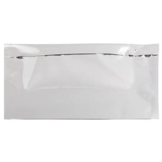 JAM Paper 4" x 9.5" Foil Self Adhesive Business Envelopes, 25ct. Silver {6}