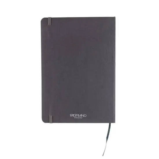 Fabrian&reg; EcoQua Plus A5 Lined Stitch-Bound Notebook Gray {6}