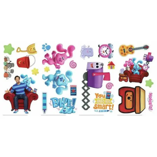 RoomMates Blue's Clues Peel & Stick Wall Decals {1}
