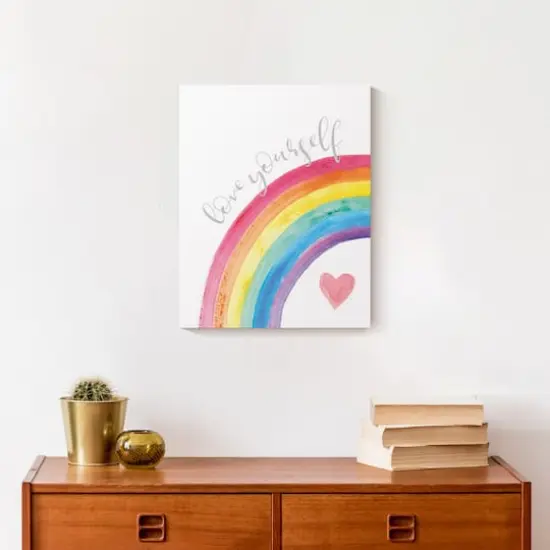 Love Yourself 11" x 14" Canvas Wall Art {5}