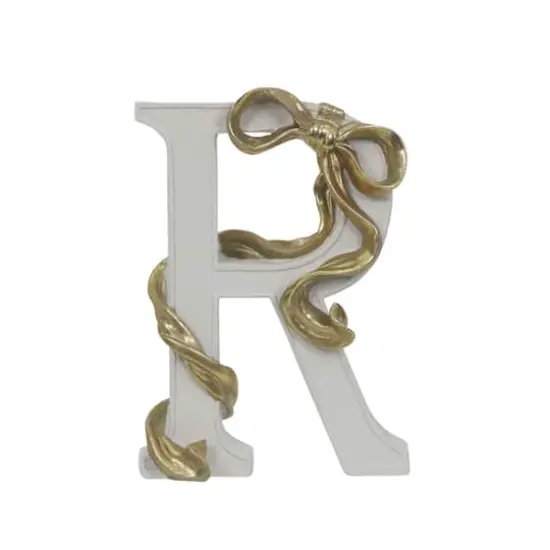 8.25" Gold Bow Monogram Letter by Ashland&reg; R {1}