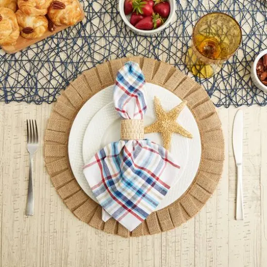 Lighthouse Plaid Napkin, 6ct. {6}