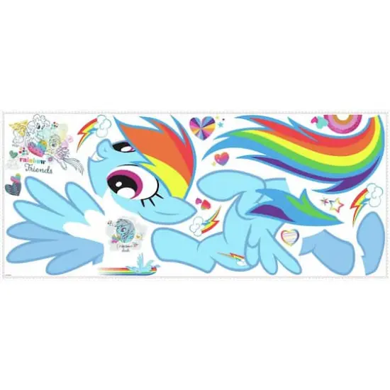 RoomMates My Little Pony Rainbow Dash Peel & Stick Giant Decal {4}