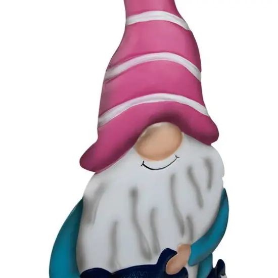 21.25" Blue Gardening Gnome Spring Yard Sign Garden Stake {6}