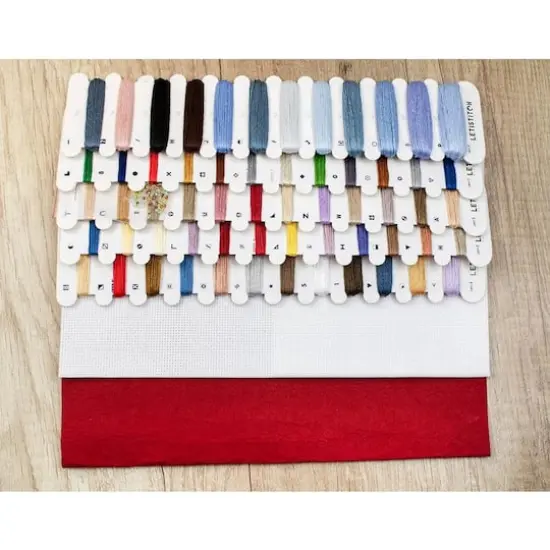 LetiStitch Counted Cross Stitch Kit Christmas Eve Stocking {10}