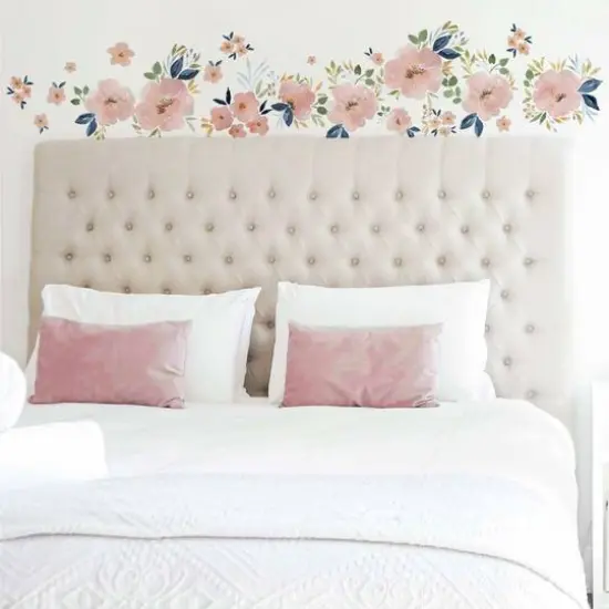 RoomMates Beth Schneider Sweet Blooms Watercolor Peel & Stick Wall Decals {3}