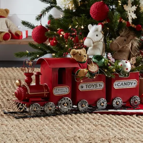 29.25" Toy Train on Track Display {3}