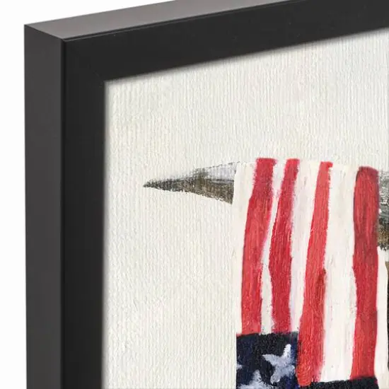 Patriotic Hyland Black Framed Canvas {4}