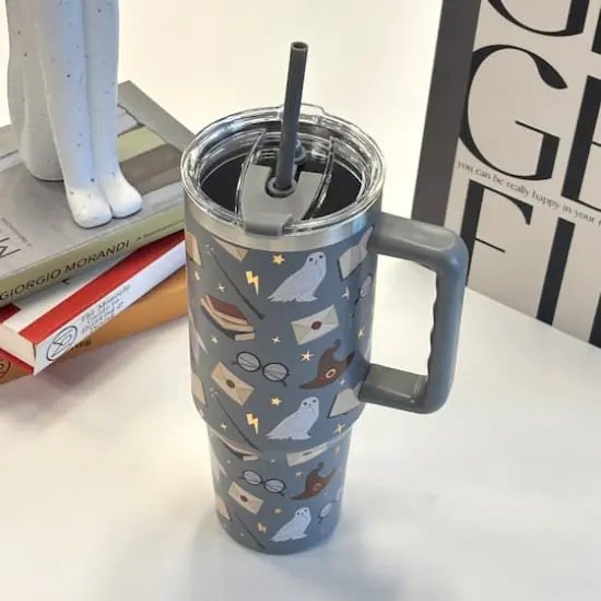 40oz. Gray Wizard Stainless Steel Insulated Tumbler by Ashland® {3}