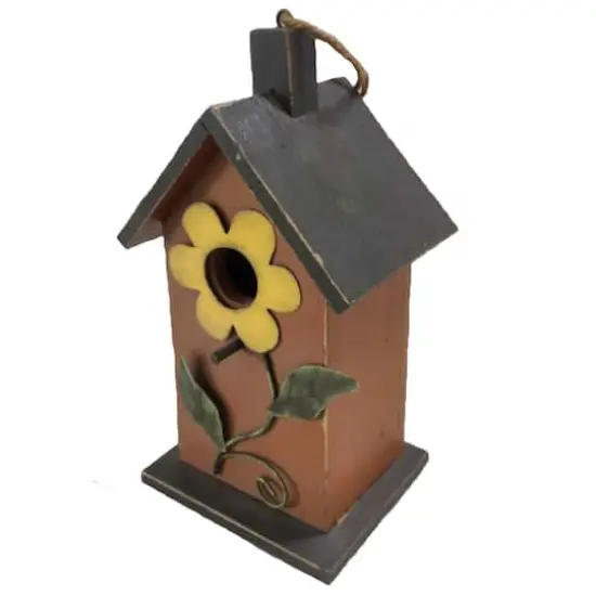 Santa's Workshop 9.5" Sunflower Bird House {1}
