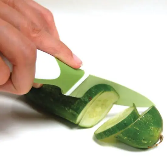 Starfrit 3.5" Green Paring Knife with Integrated Sharpening Sheath {4}