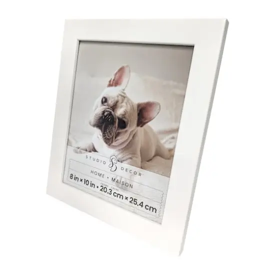 Home 8" x 10" White Flat Frame by Studio D&eacute;cor&reg; {7}