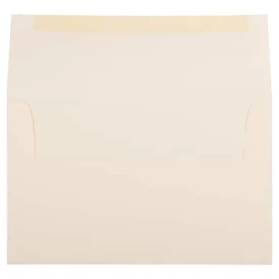 JAM Paper A10 Strathmore Invitation Envelopes, 50ct. Natural White Wove {4}