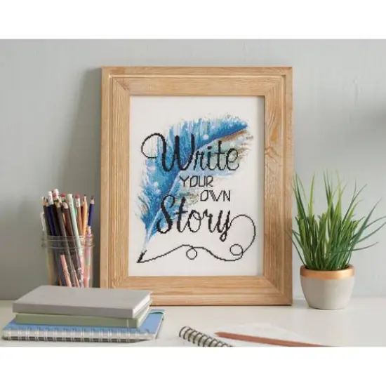 Leisure Arts&reg; Positive Quotes in Cross Stitch Book {8}