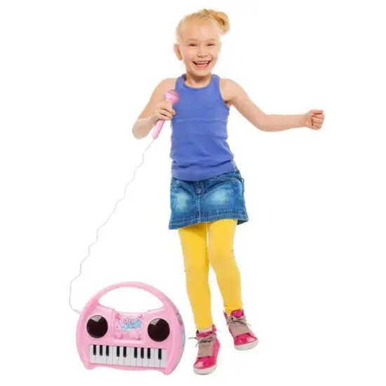 Toy Time Kid's Karaoke Machine with Microphone {8}
