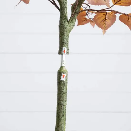 5ft. Autumn Birch Leaf Artificial Fall Tree {5}