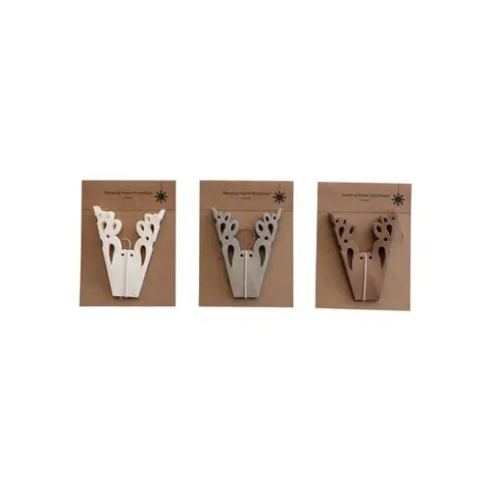 Hello Honey&reg; 3 Pack 9" Folded Snowflake Recycled Paper Ornaments {4}
