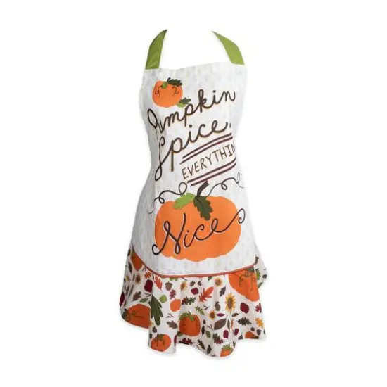 DII&reg; Pumpkin Spice Ruffle Apron {3}
