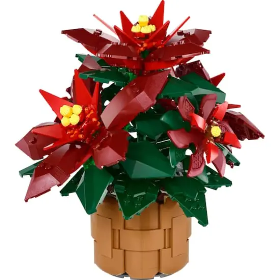 LEGO&reg; Botanicals Poinsettia Plant Decor Building Set 10370 {3}