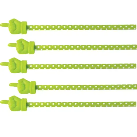 Teacher Created Resources Lime Polka Dots Hand Pointer, 5ct. {1}