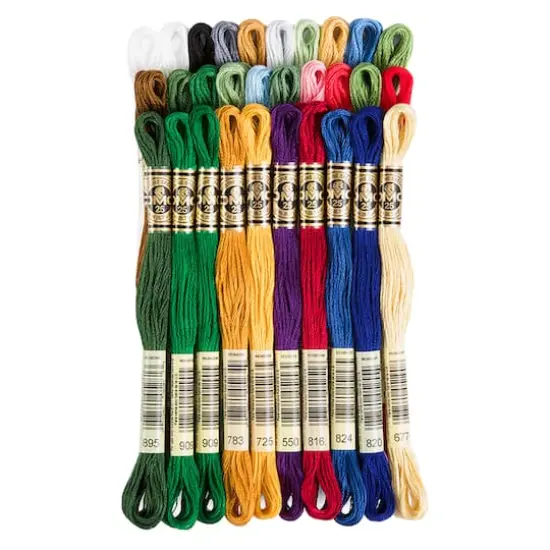 DMC&reg; Holiday Home D&eacute;cor Embroidery Floss Pack {3}