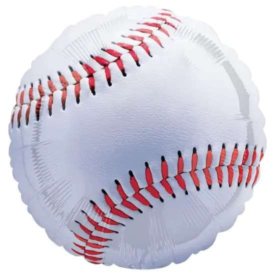 28" Baseball Foil Balloon {1}