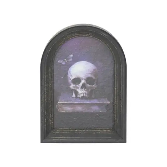 Assorted 7" Skull with Books Tabletop D&eacute;cor in Arched Frame, 1pc. by Ashland&reg; {4}