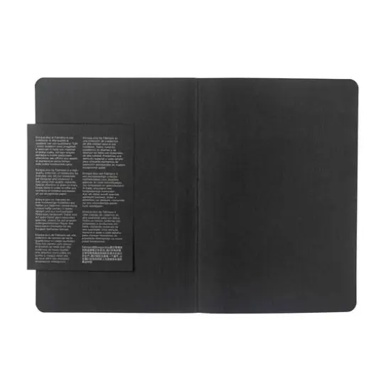 Fabriano&reg; EcoQua Plus A5 Lined Gray Fabric-Bound Notebook {6}
