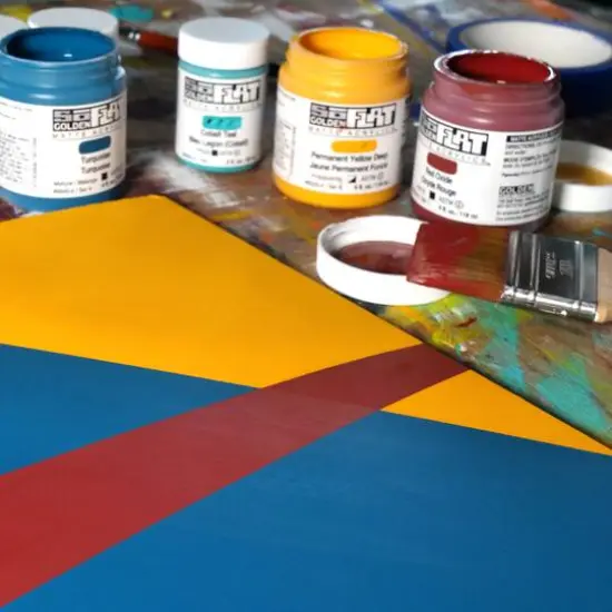 Golden&reg; SoFlat Matte Acrylic Paint, 16oz. Permanent Yellow Deep {5}