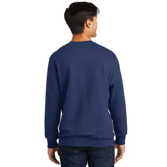 Port & Company® Fan Favorite™ Fleece Crewneck Sweatshirt Team Navy {6}