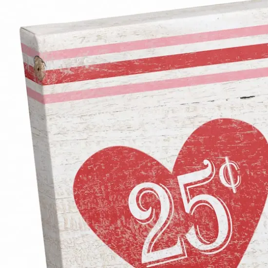 Kissing Booth 12" x 18" Canvas Wall Art {4}