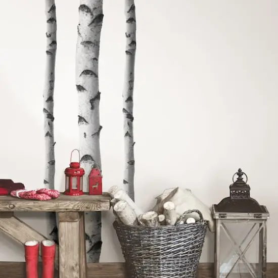 WallPops Silver Birches Wall Art Kit {4}