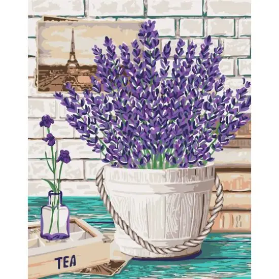 Crafting Spark Lavender Aroma Painting by Numbers Kit {1}