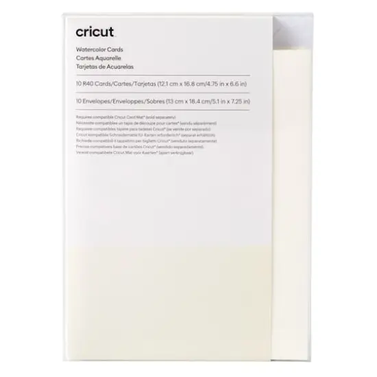 Cricut&trade; R40 Watercolor Cards & Envelopes, 10ct. {1}