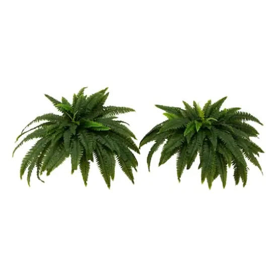 4ft. UV-Resistant Artificial Boston Ferns, 2ct. {1}